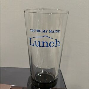 Customized maine lunch pint glass